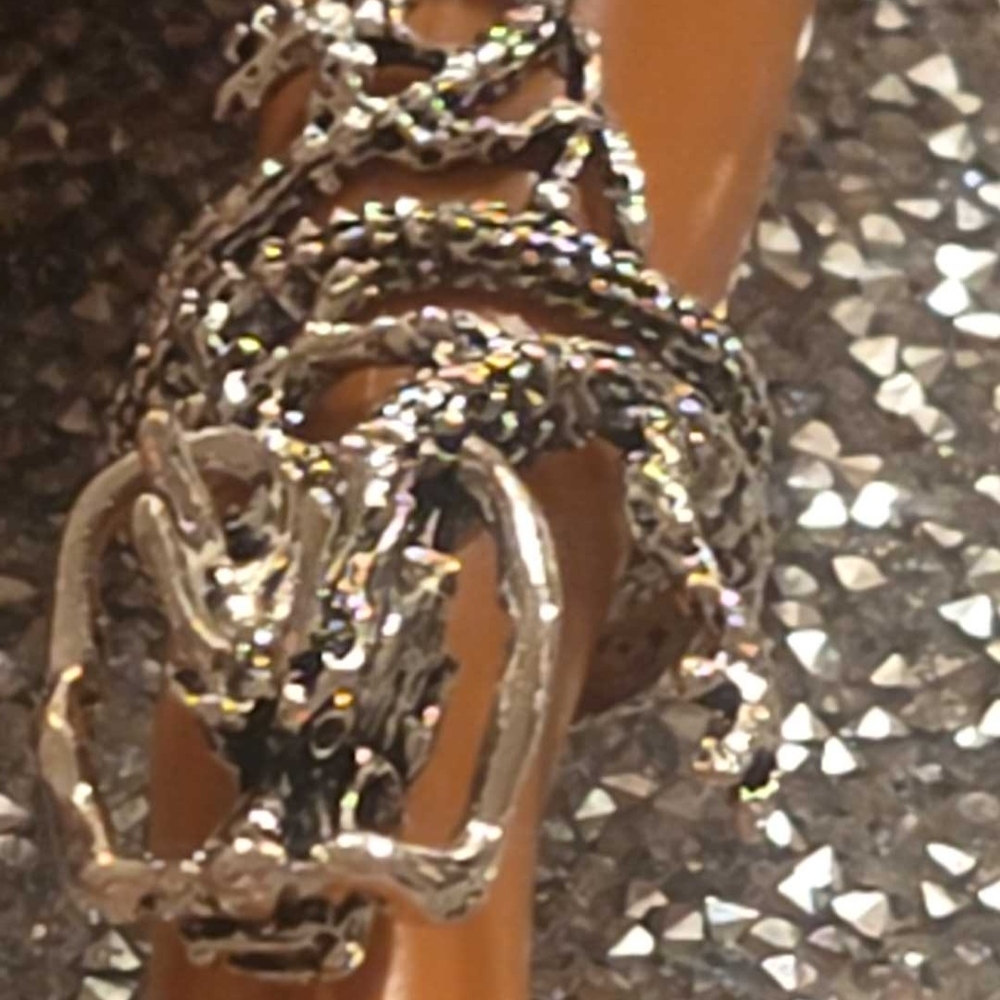 Silver Dragon Ring - image 1